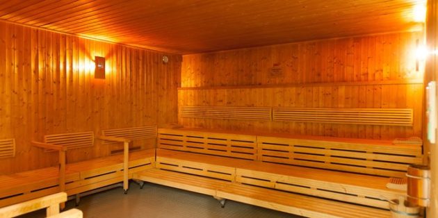 Die Sauna des Seehotels